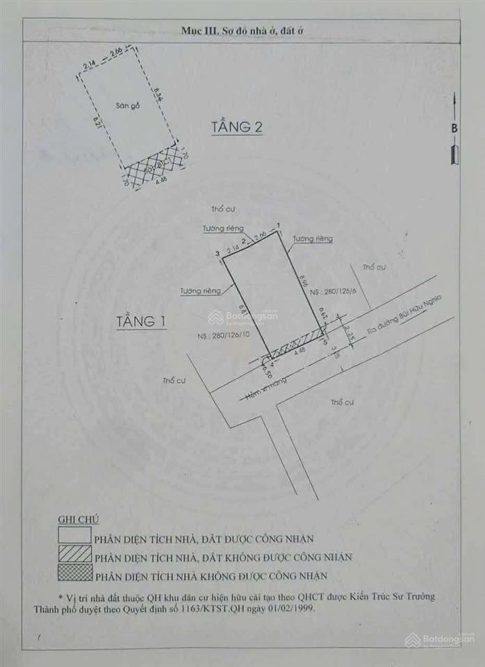 Hxh bùi hữu nghĩa, bình thạnh  2 tầng  39m2  6.3 tỷ tl