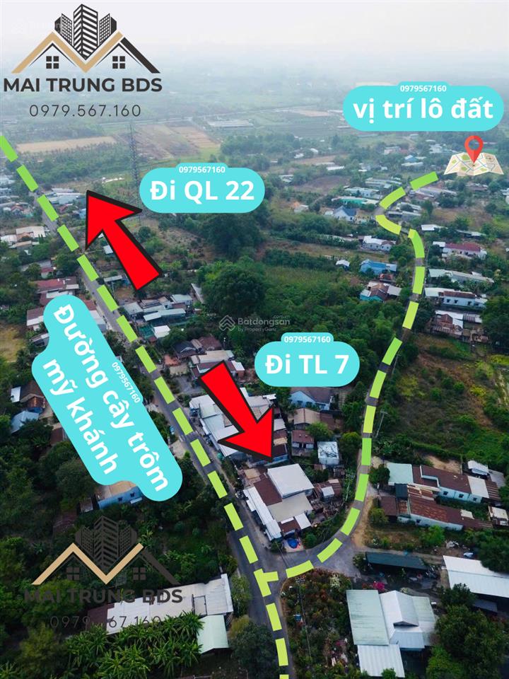 Đất vườn giá tốt tại củ chi  mt nguyễn thị măng, thái mỹ  1.055m²  giá 3,5 tỷ