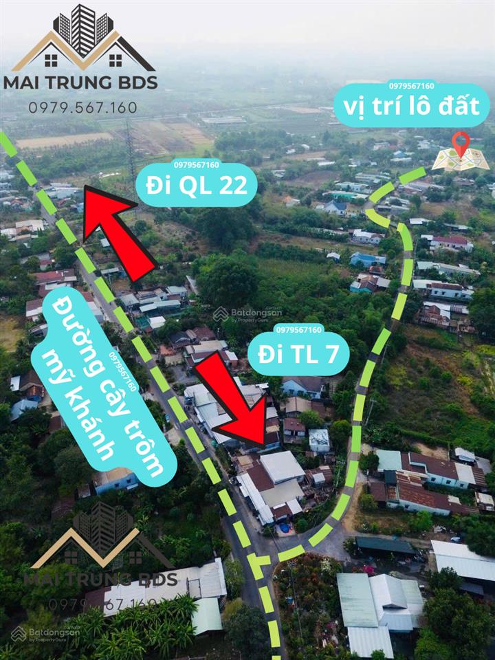 1055m² có 300m² thổ cư thái mỹ, ngay cây trôm mỹ khánh, giá còn tl khách thiện chí