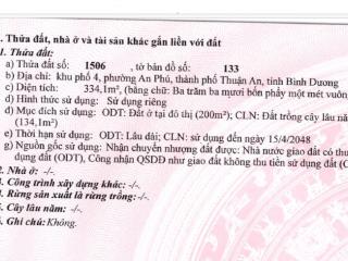 Nhà cấp 4 + đất an phútphcm, dễ ở  dễ đầu tư