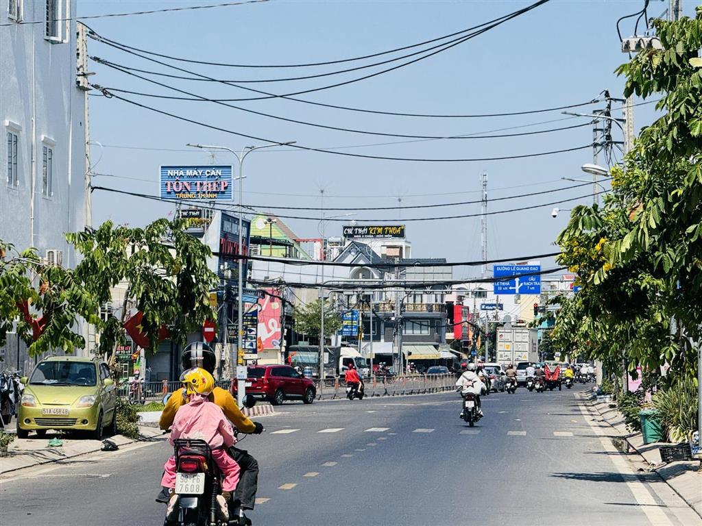 Bán lô góc 120m² trung tâm hóc môn mặt bằng kinh doanh