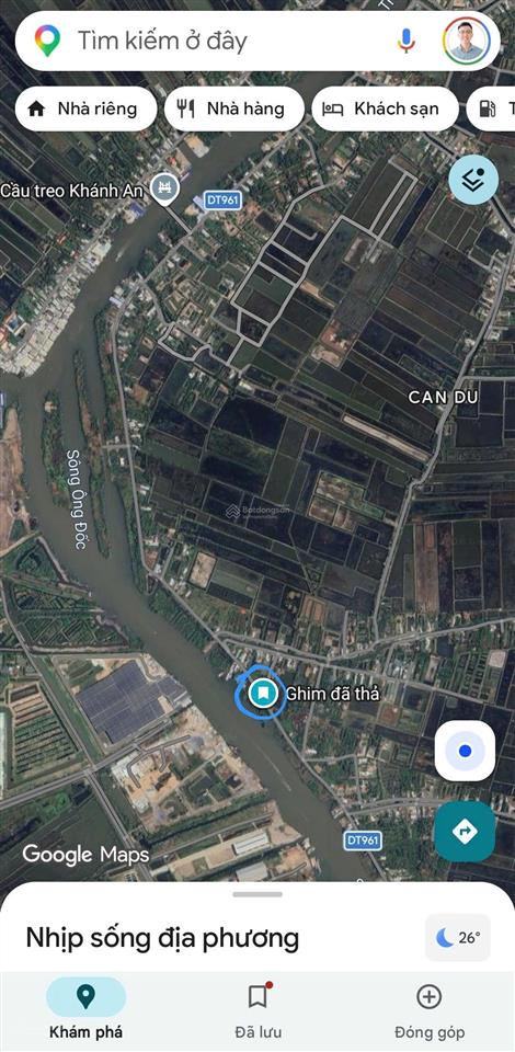 Đất giáp sông thích hợp làm xưởng và tập kết vật liệu xây dựng