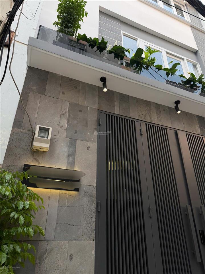 Bán nhà nơ trang long  siêu đẹp, 3 tầng 4pn, full nt, shr chỉ 7.45 tỷ