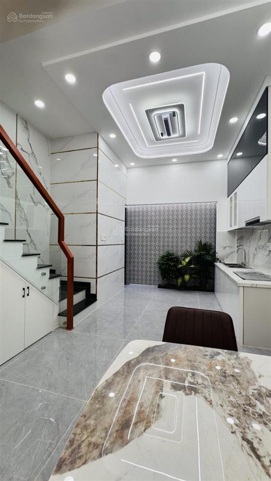 Bán gấp hẻm xe hơi nhà đẹp tô hiệu 45m2 4 tầng vuông vức 6 tỷ