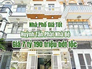 Chính chủ bán căn nhà phố giá tốt nhất thị trường nhà bè 4,6x13m giá 7 tỷ 190 triệu bớt lộc.