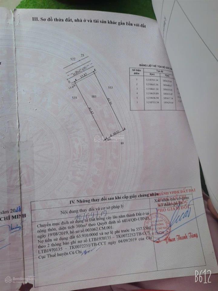 Đất nền 14m x 42m mặt tiền đường số 490 phạm văn cội