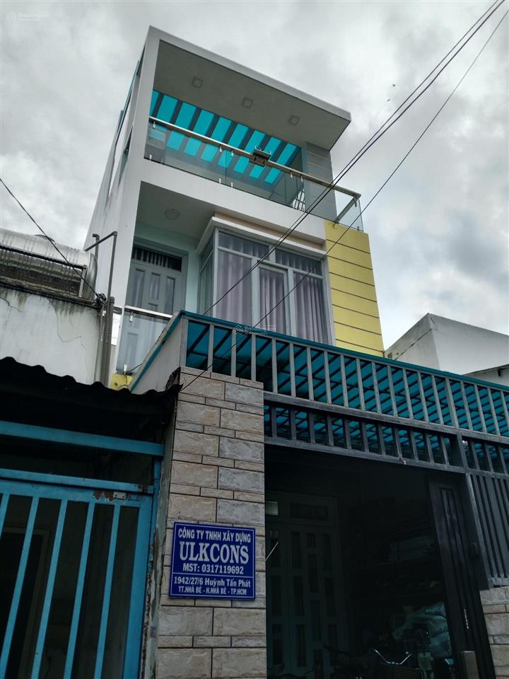 Bán nhà mặt hẻm tại 1942/27/6, huỳnh tấn phát, nhà bè, 9 tỷ, 104.3m2 giá tốt tốt. sổ hồng đầy đủ