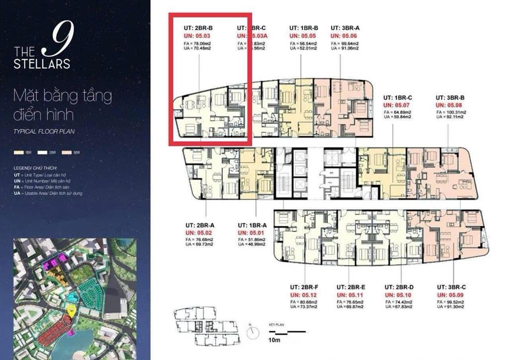 Giá ngộp cc 2pn, 2wc căn góc 2pn lầu 10, the 9 stellars  tháp altar height (gđ 1), 6,150 tỷ