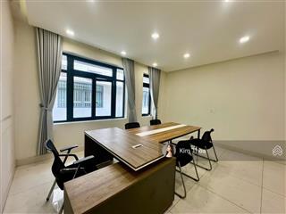 Văn phòng 20m2 sẵn nội thất, có thang máy, máy lạnh, tầng hầm để xe miễn phí tại vạn phúc. giá 6 tr