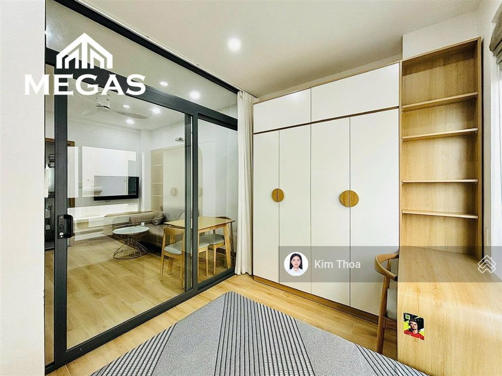 Căn hộ 1pn 1wc (30m2) full nội thất, có ban công, thang máy hầm xe tại kđt vạn phúc. giá 8,5 tr