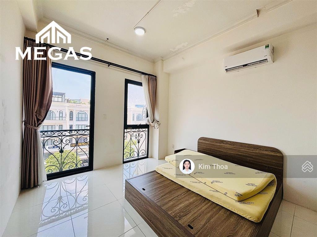 Căn hộ studio 20m2 có ban công ở vạn phúc, sẵn nội thất, free xe đạp, thang máy, hầm xe. giá 6,9 tr