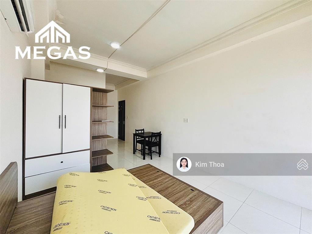 Căn hộ studio 20m2 có ban công ở vạn phúc, sẵn nội thất, free xe đạp, thang máy, hầm xe. giá 6,9 tr