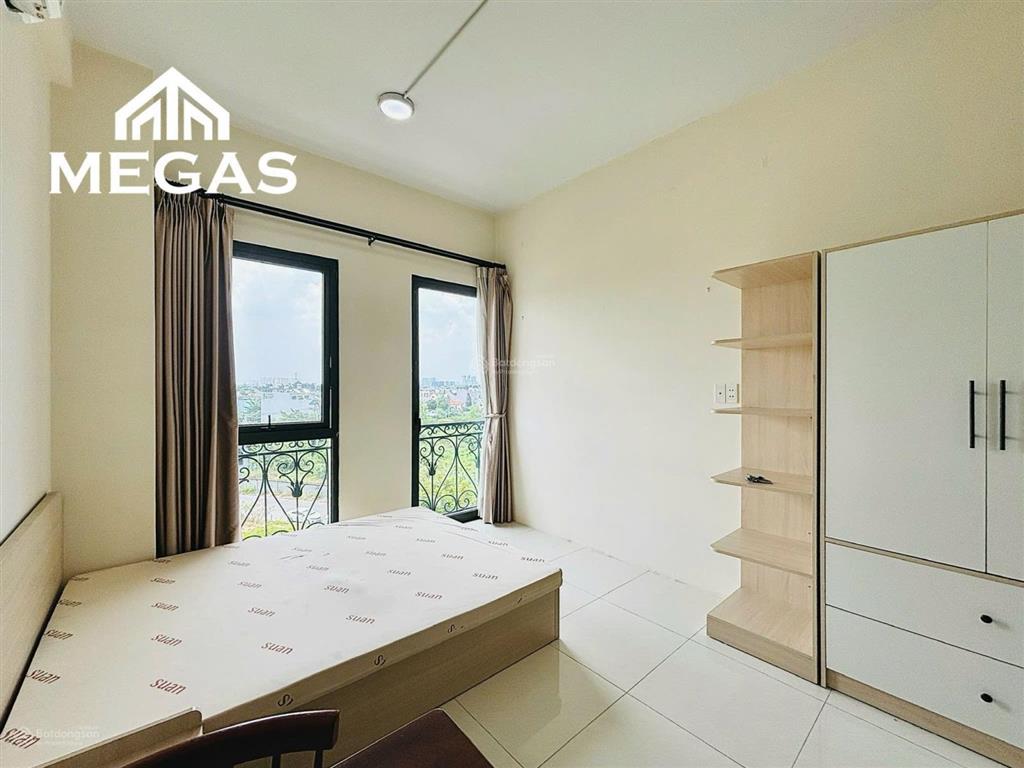Căn hộ studio 20m2 có ban công ở vạn phúc, sẵn nội thất, free xe đạp, thang máy, hầm xe. giá 6,8 tr