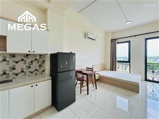 Căn hộ studio 20m2 có ban công ở vạn phúc, sẵn nội thất, free xe đạp, thang máy, hầm xe. giá 6,8 tr