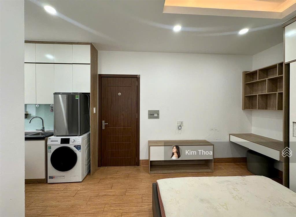 Căn hộ studio cao cấp 20m2 ở vạn phúc sẵn nội thất đẹp wc riêng, có thang máy hầm xe. giá chỉ 6,5tr