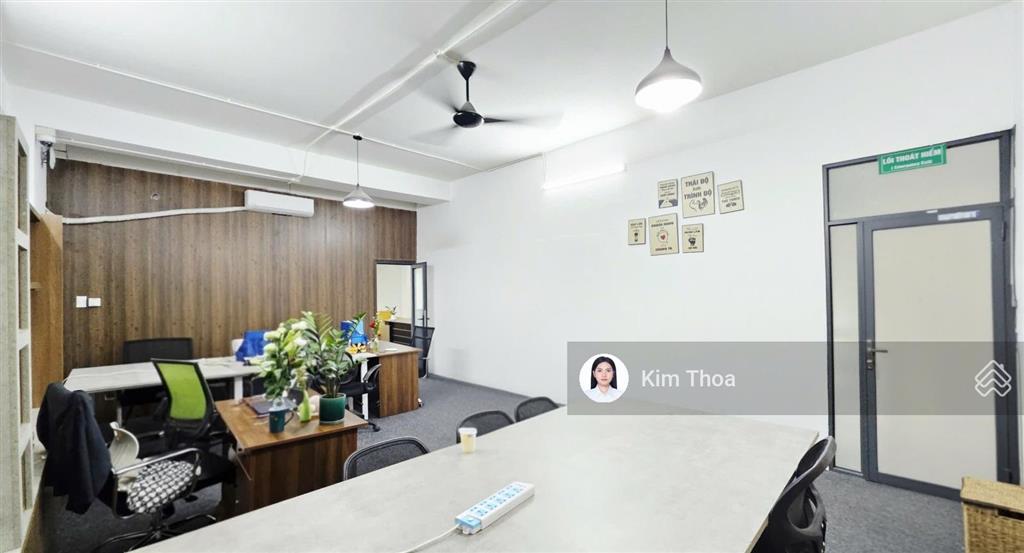 Trệt lửng 7x21m (~140m2) ở vạn phúc, sẵn nội thất (~30 nhân sự), có máy lạnh, hầm để xe. giá 32 tr