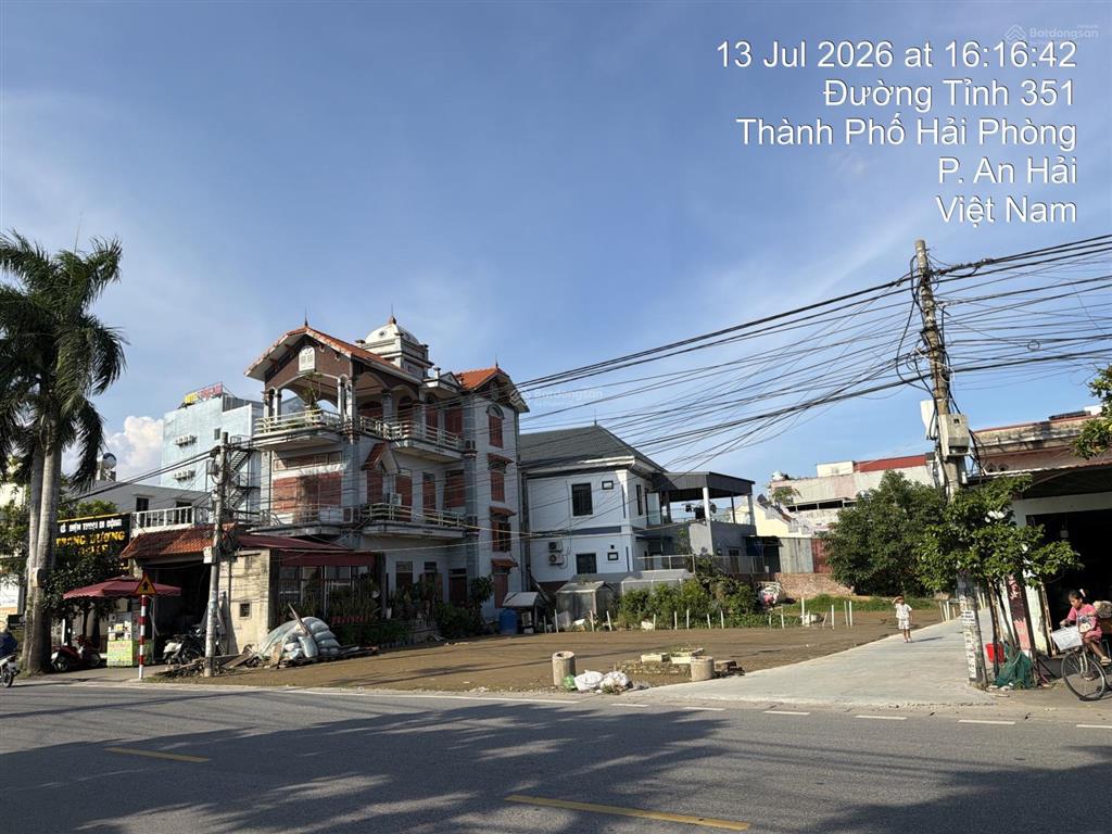 Bán đất mặt đường 351, hồng thái, an dương, 4,75 tỷ, 80m2