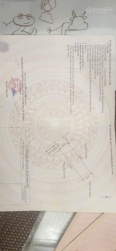 Bán đất đường trang quan, phường an đồng, quận an dương, 2,85 tỷ, 75,2m2, giá ưu đãi
