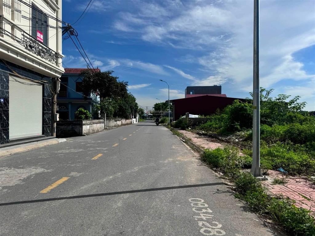 Bán đất tái định cư lê lợi, an dương, mặt tiền 12m giá 20tr hướng đn