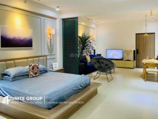 Cho thuê studio q7 cách âm tốt, máy giặt riêng, sát lotte, crescent mall, 10p qua q1, q4, giờ tự do