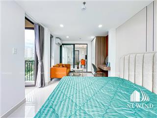 Cho thuê căn hộ dịch vụ 1 phòng ngủ (1pn) quận 7 ban công,gần lotte mart, tdtu, rmit,ufm, q1,q4,q8