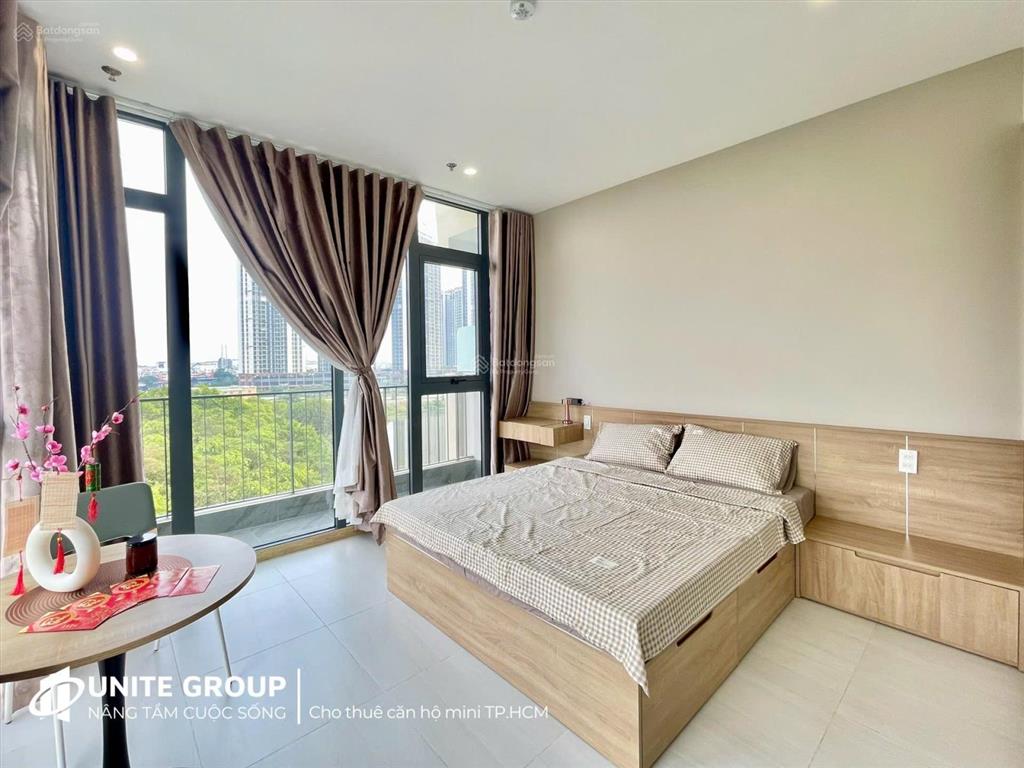 Cho thuê chdv full nt,cửa sổ, view đẹptrung tâm q7,gần lotte mart,tdtu,rmit,cresent mall,q1,4,8