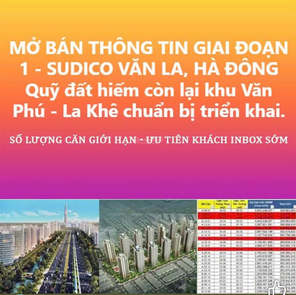 Bán căn hộ cc văn la  văn phú  809 quang trung 61m, 2pn, giá gốc chủ đầu tư