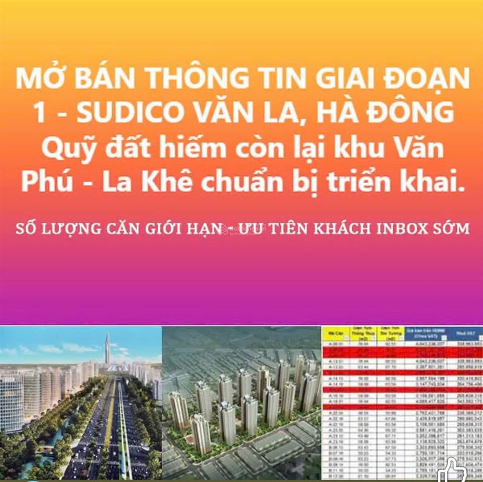 Bán căn hộ cc văn la  văn phú 809 quang trung  104m  3pn  giá gốc chủ đầu tư, tt theo tiến độ