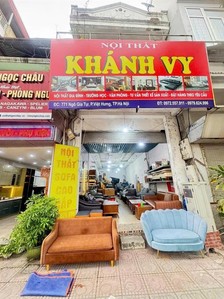 (173m2 x mặt tiền 4.4m)  bán gấp nhà mặt phố ngô gia tự, long biên, giá 72 tỷ