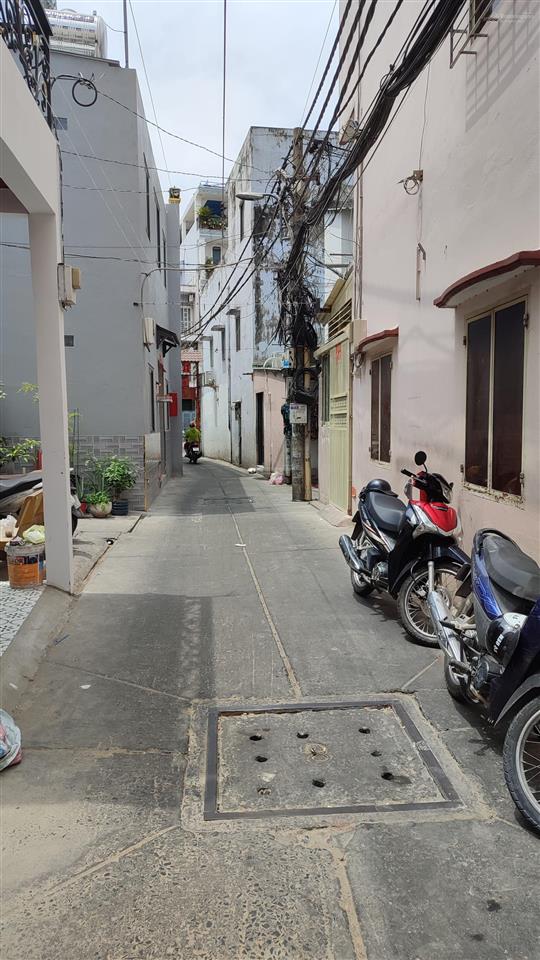 Nhà hẻm 3,5m văn thân, p8, q6, 44,1m, 2 tầng, 4pn, cách mặt tiền 30m.