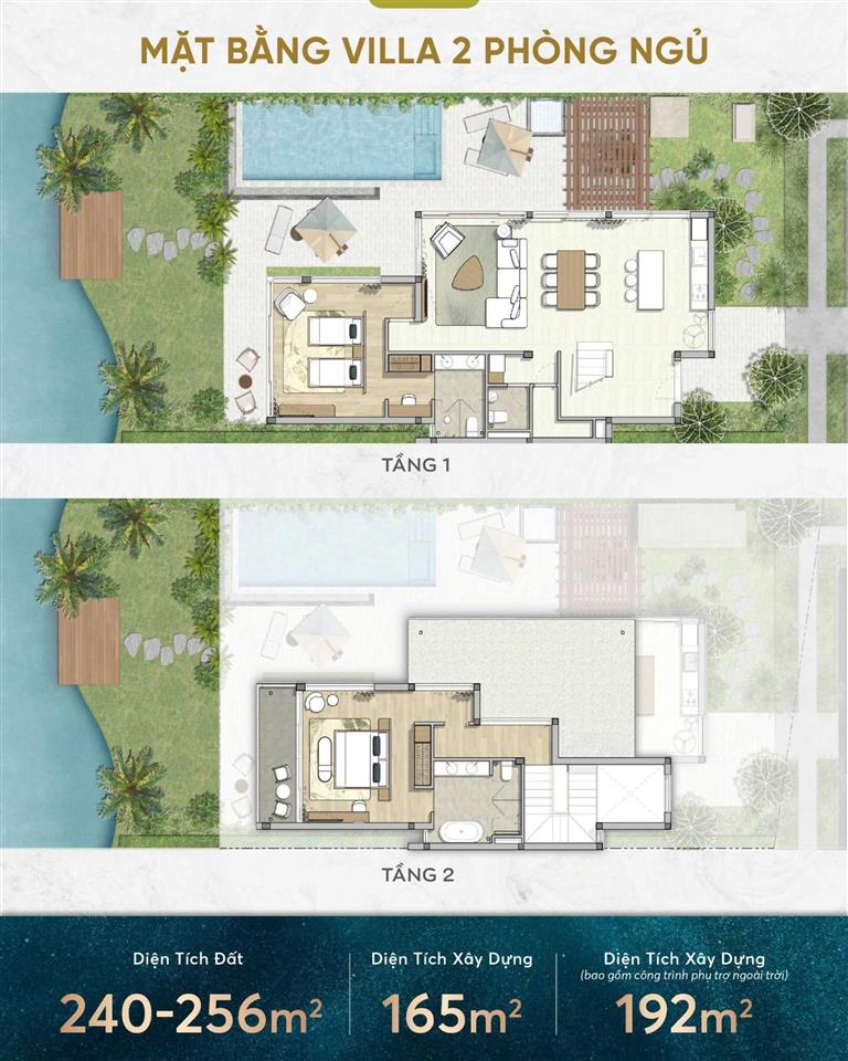 Bán biệt thự seaforest villa 2pn maia resort hồ tràm  giao hòa rừng xanh & biển ngọc. 0908 982 ***