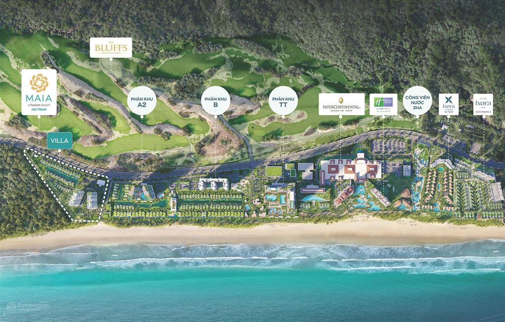 Bán biệt thự seaforest villa 2pn maia resort hồ tràm  giao hòa rừng xanh & biển ngọc. 0908 982 ***