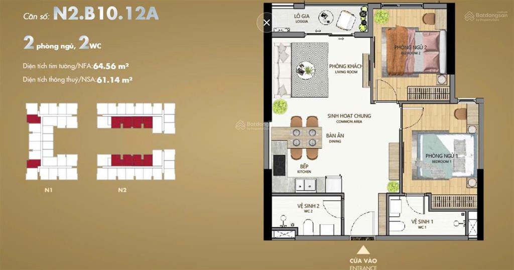 Căn góc 2pn/72m2 maison grand phú mỹ  cái mép thị vải, tt 50% nhận nhà full nội thất. 0908 982 ***