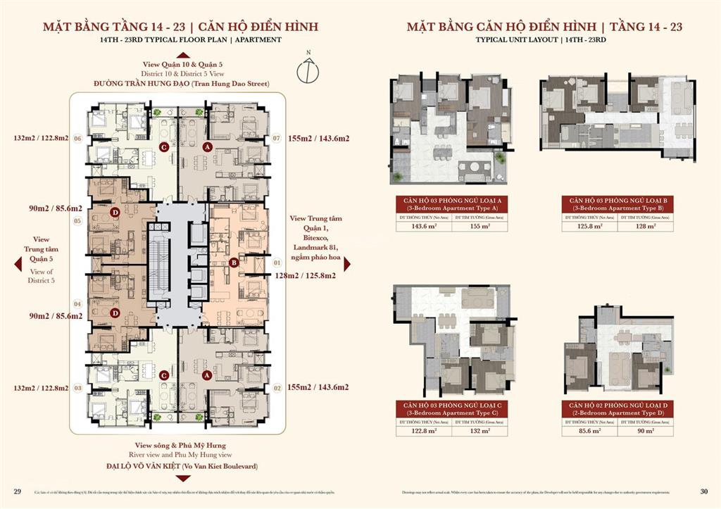 Bán căn hộ 3pn/155m2 kiều by kita trần hưng đạo giá 23 tỷ  quận 5, đã có sổ hồng, nhận nhà ở ngay