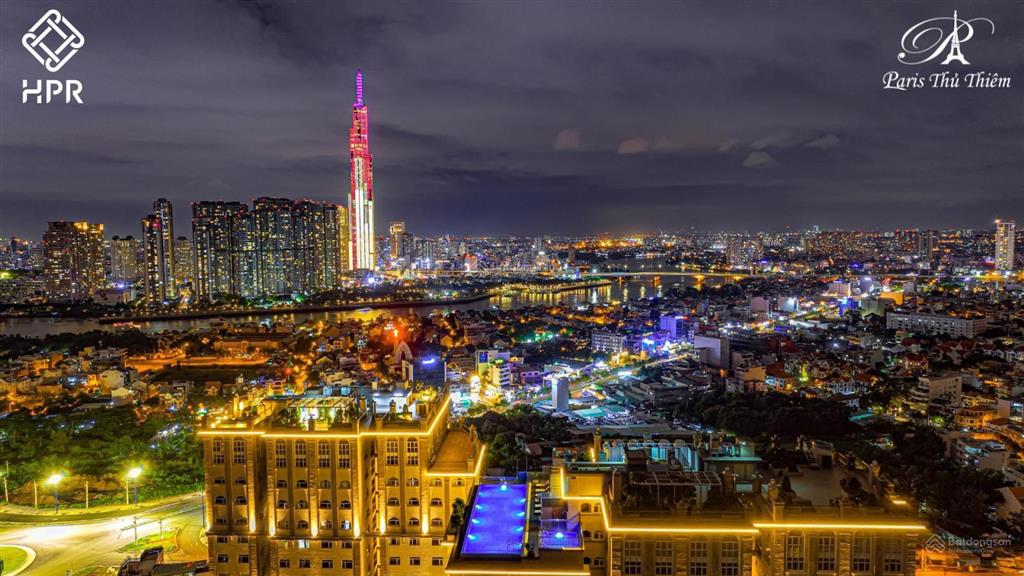 Bán căn hộ 3pn/85m2 paris hoàng kim thủ thiêm, quận 2 mua trực tiếp cđt, ck 8%, free định danh oto