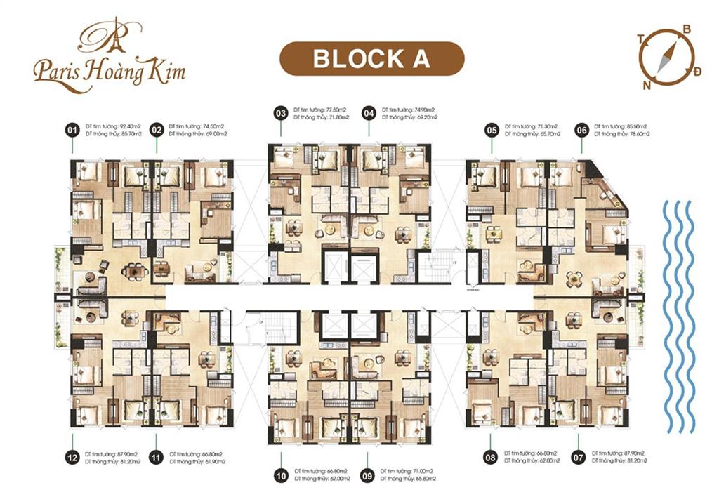 Bán căn hộ 3pn/85m2 paris hoàng kim thủ thiêm, quận 2 mua trực tiếp cđt, ck 8%, free định danh oto