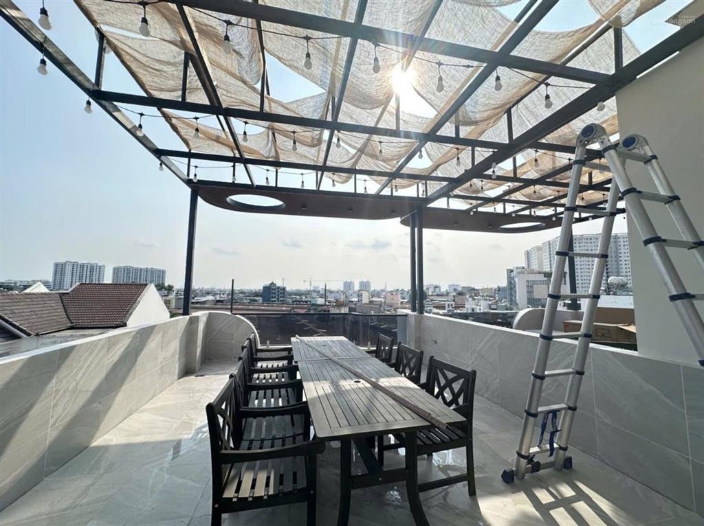 Phan văn hớn nhà mới full nội thất  100m2  ngang 5m  6 lầu  có thang máy chỉ 12 tỷ tám