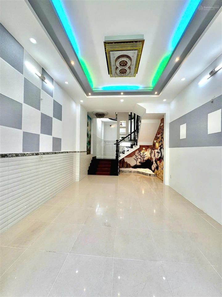 Giảm mạnh 500tr  nhà quang trung , gò vấp  60m2 4 tầng hẻm 5m, khu đồng bộ chỉ 7.4 tỷ tl