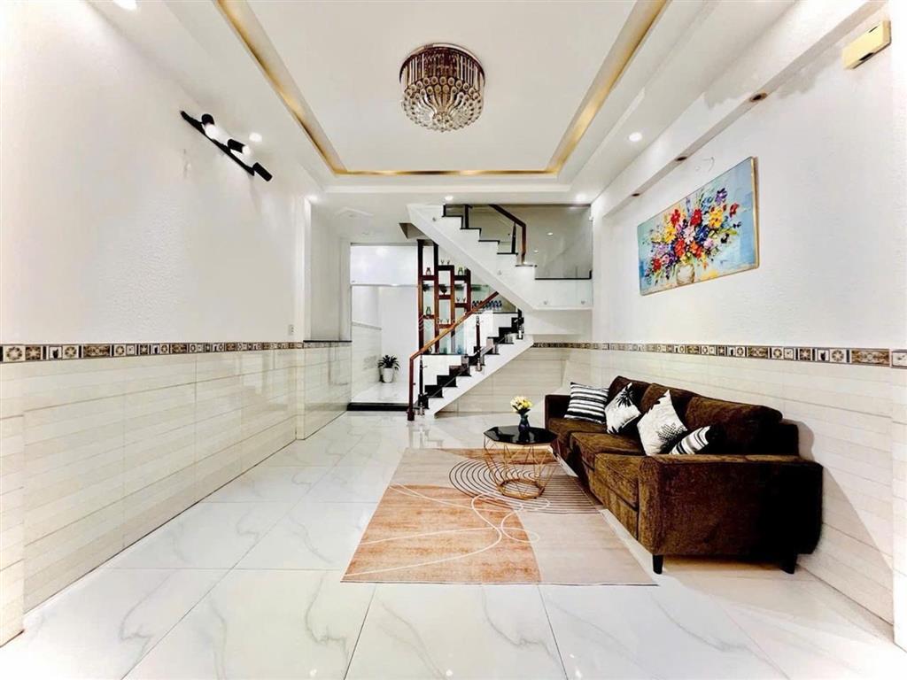 Sát hẻm xe hơi  lê văn thọ  48m² nhà mới full nội thất  5.25 tỷ tl