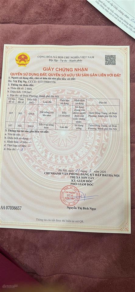 Cần tiền bán cắt lỗ đất nền hòa lạc cổ đông