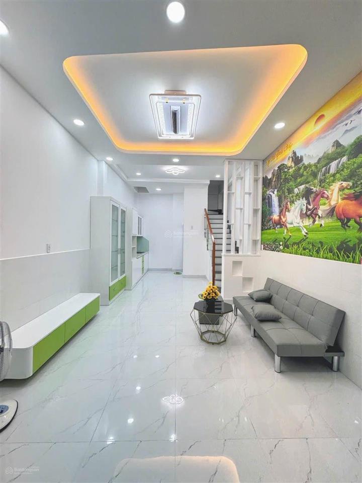 Bán nhà mới 50m2  giáp chợ gò xoài  5.15 tỷ