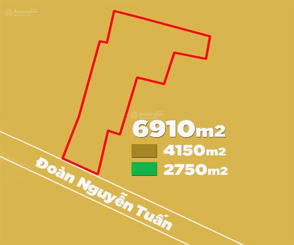 Siêu đt  biệt thự gần 7000m² mặt tiền đoàn nguyễn tuân  bình chánh full thổ cư chỉ 120 tỷ