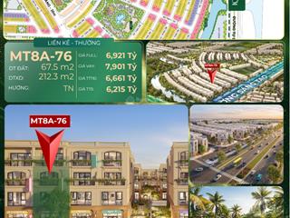 Bán căn liền kề mặt tiền 5m gần quảng trường lớn giá tốt nhất dự án  0986 384 ***