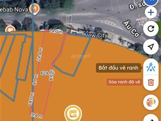 Bán gấp đất mặt tiền đường 10m5 âu cơ, diện tích lớn 615m2, mặt tiền 14m, hướng tây