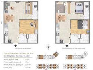 Chính chủ bán căn hộ saigon intela 55m2, 2pn 2wc giá 2,2tỷ còn thương lượng