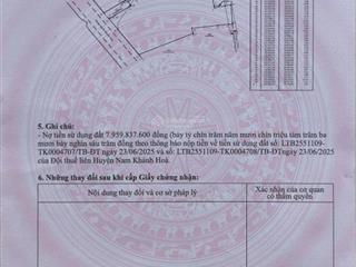 Bán đất mặt tiền đường trung tâm tp cam ranh 3346m2. 1900m2 thổ cư