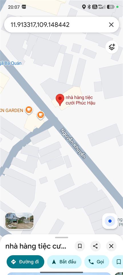 Bán đất trung tâm tp cam ranh 3200m2