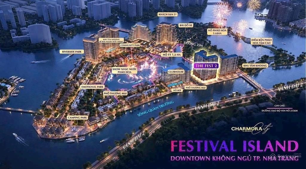 Căn hộ view pháo hoa trọn đời sun group nha trang