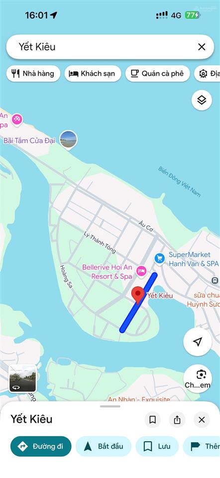 Cụm 10 lô liền kề 3 mặt tiền yết kiêu (hội an)  kề sông gần biển siêu đẹp