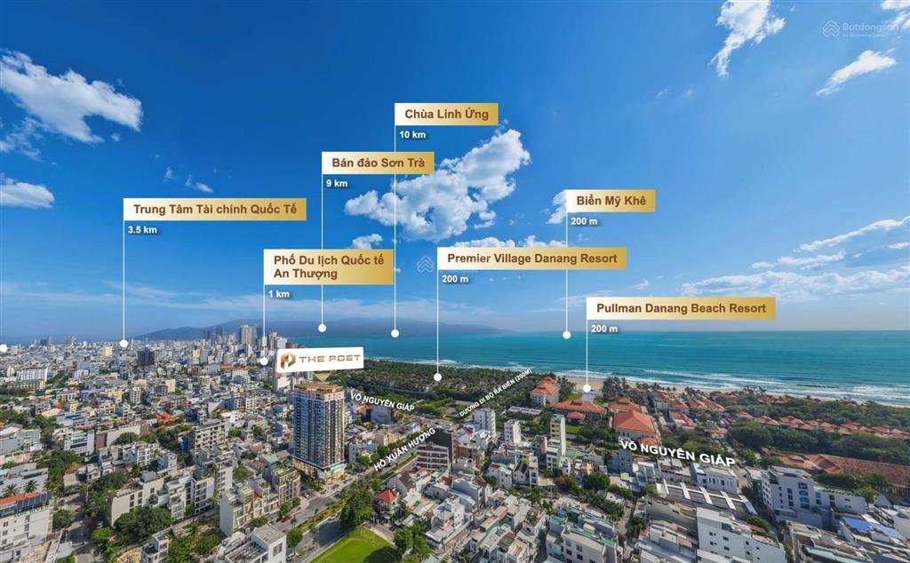 Từ 1,5 tỉ sở hữu căn hộ có view biển và cách biển 200m. ở hoặc khai thác dòng tiền. 95 triệu/m2